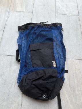 Armor Scuba Diving Mesh Gear Backpack - Blue/Black
